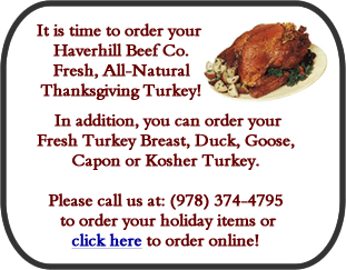 Fresh Thanksgiving Turkey