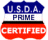 U.S.D.A. Prime Certified